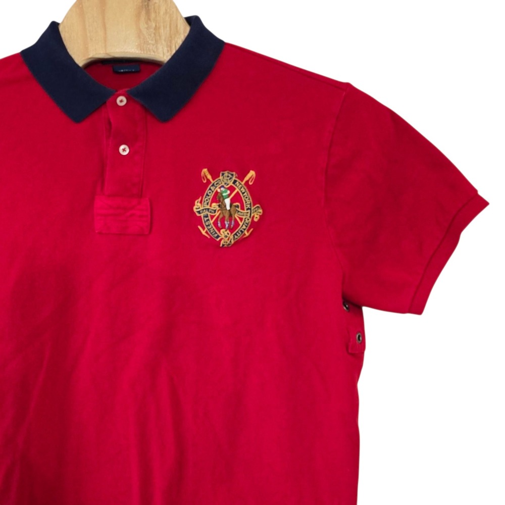 Polo by Ralph Lauren Custom Fit Polo Shirt Red Equestrian XXL